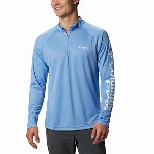 Columbia PFG Terminal Tackle™ 1/4 Zip Pullover Herr Blå (RPHEN1968)